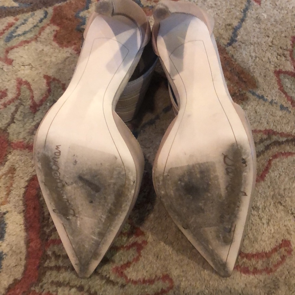 Sam Edelman Versatile Beige Pump With Unique Heel… - image 4